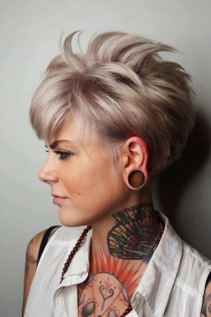 Messy Long Pixie Hairstyle