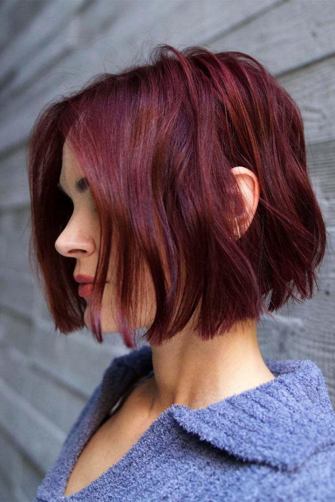 Layered Inverted Bob Cut