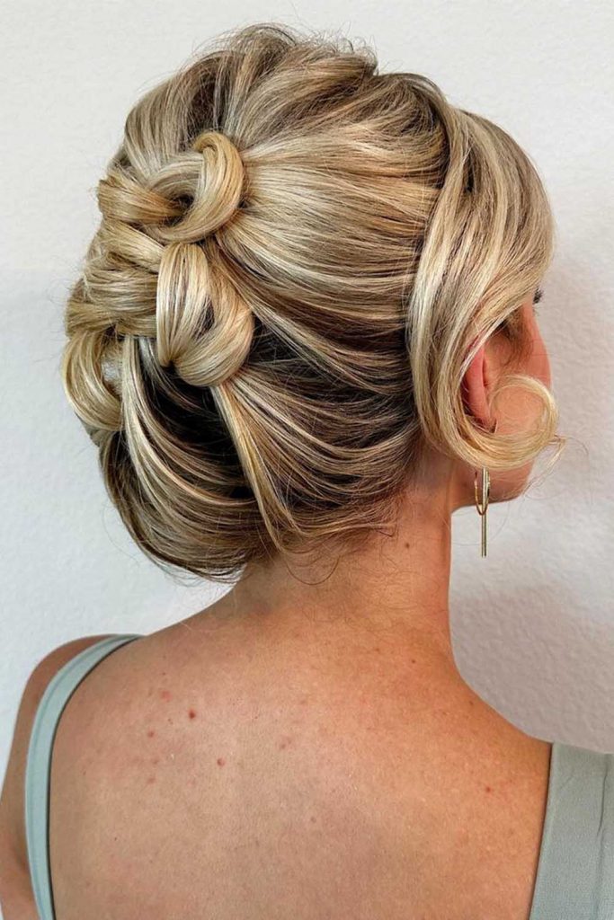 Romantic Twisted Short Hair Updos