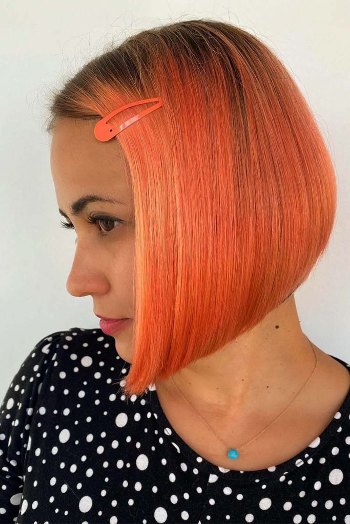 Red Bob with Dark Roots