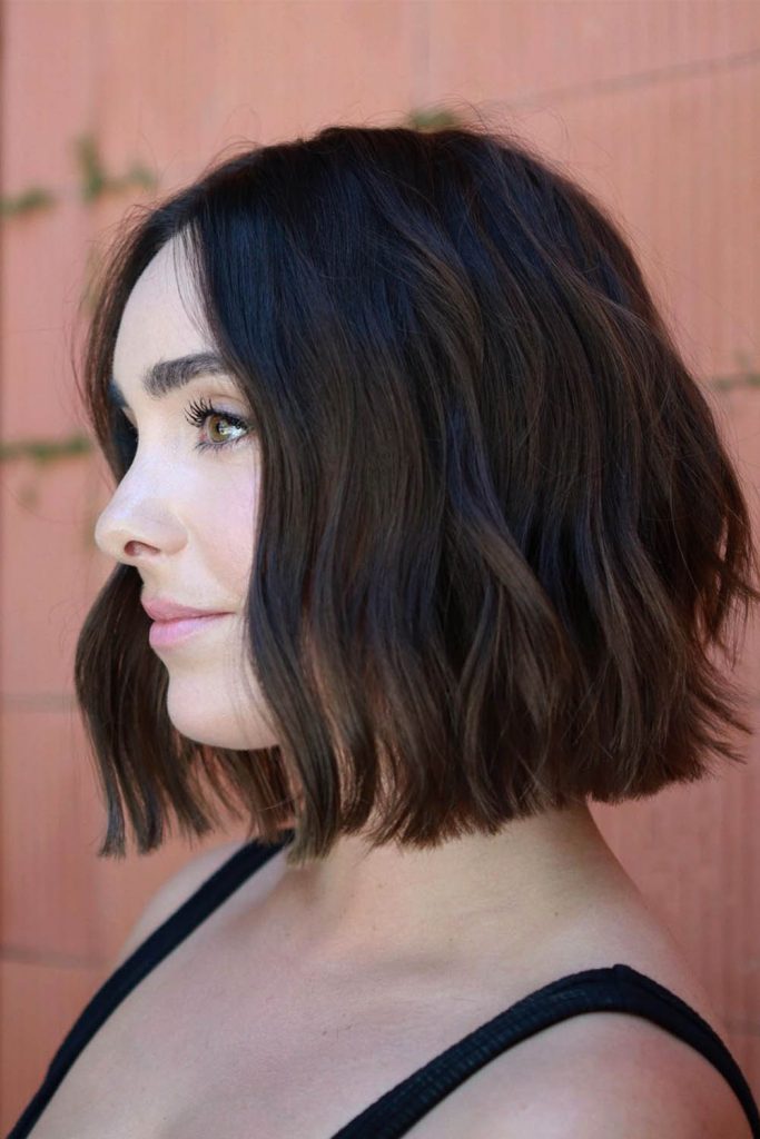Blunt Bob With Loose Waves