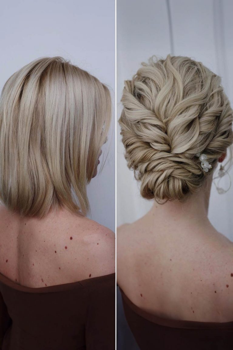 17 Chic Wedding Hairstyles for Short Hair