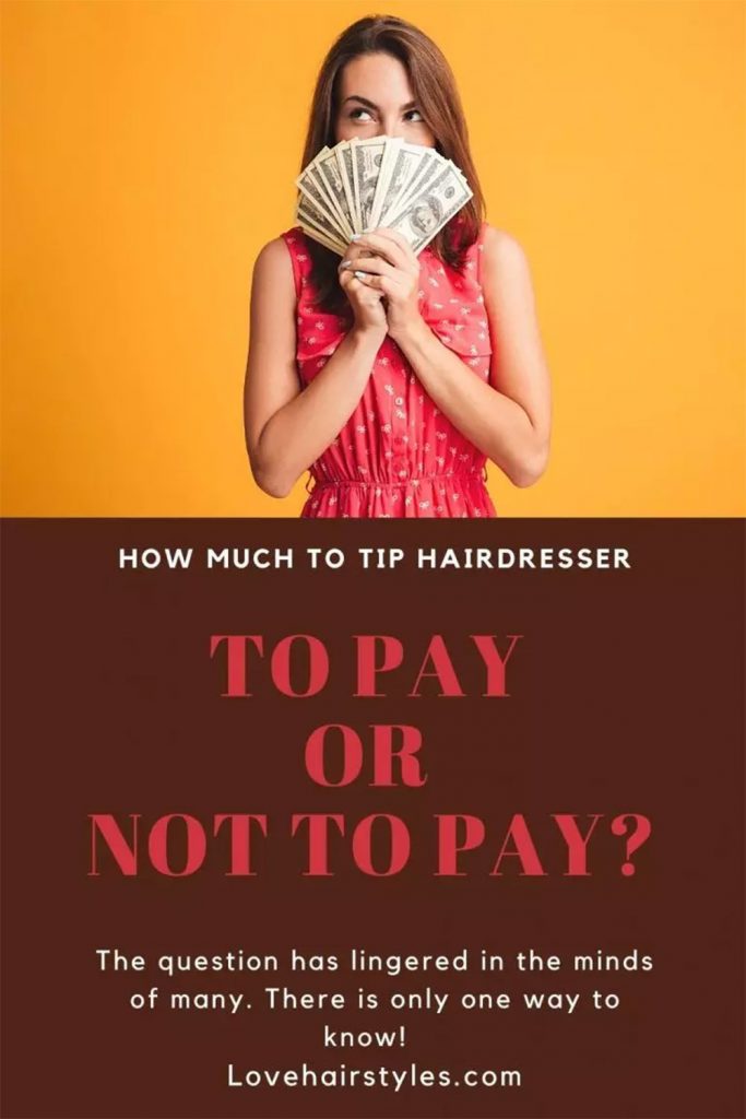 How much should you tip a hairdresser for a haircut?