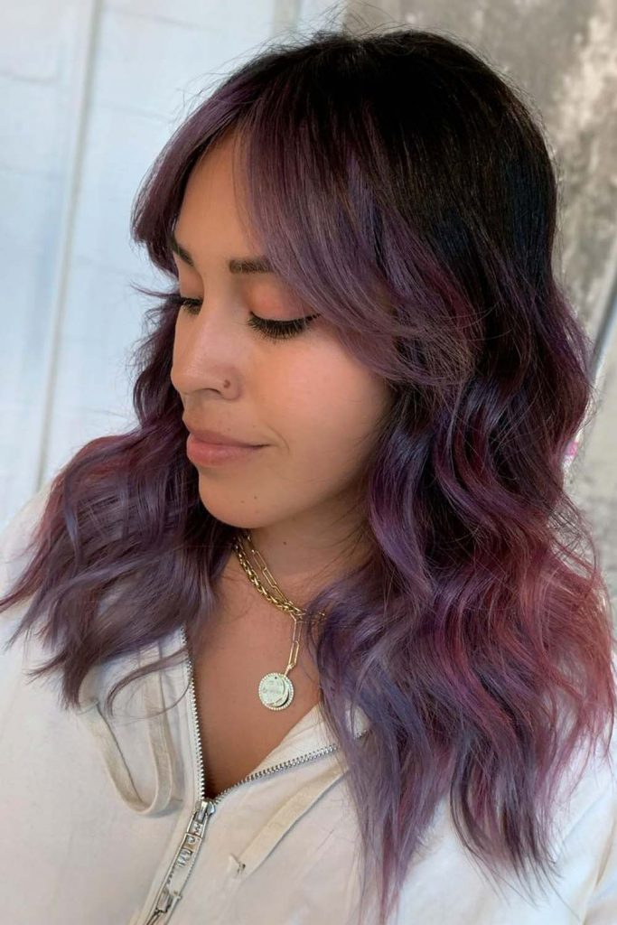 Lilac Dark Ombre Hair