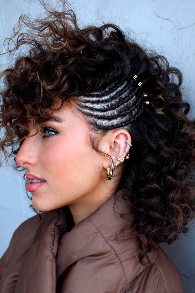 Side Swept Curls for Christmas #christmashairstyles #hairstyles