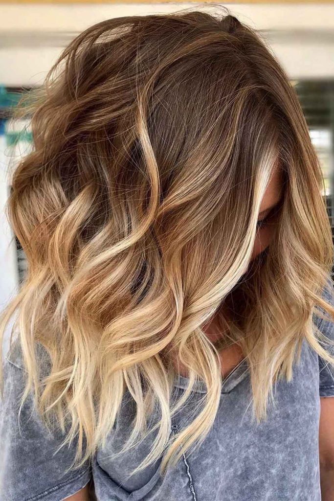 Ombre Hair Brown to Blonde