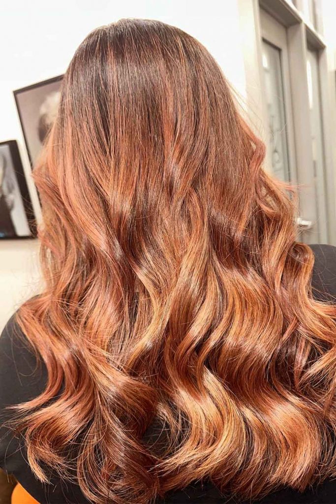Copper Brown Ombre Hair