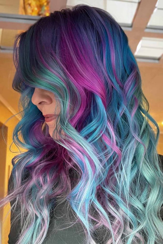 Holographic Cotton Hair