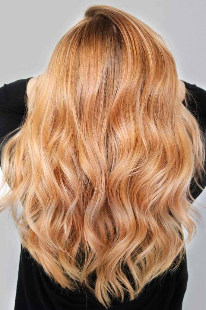 Strawberry-Blonde Hair Color #trendyhair #wintercolorshair #wintercolors