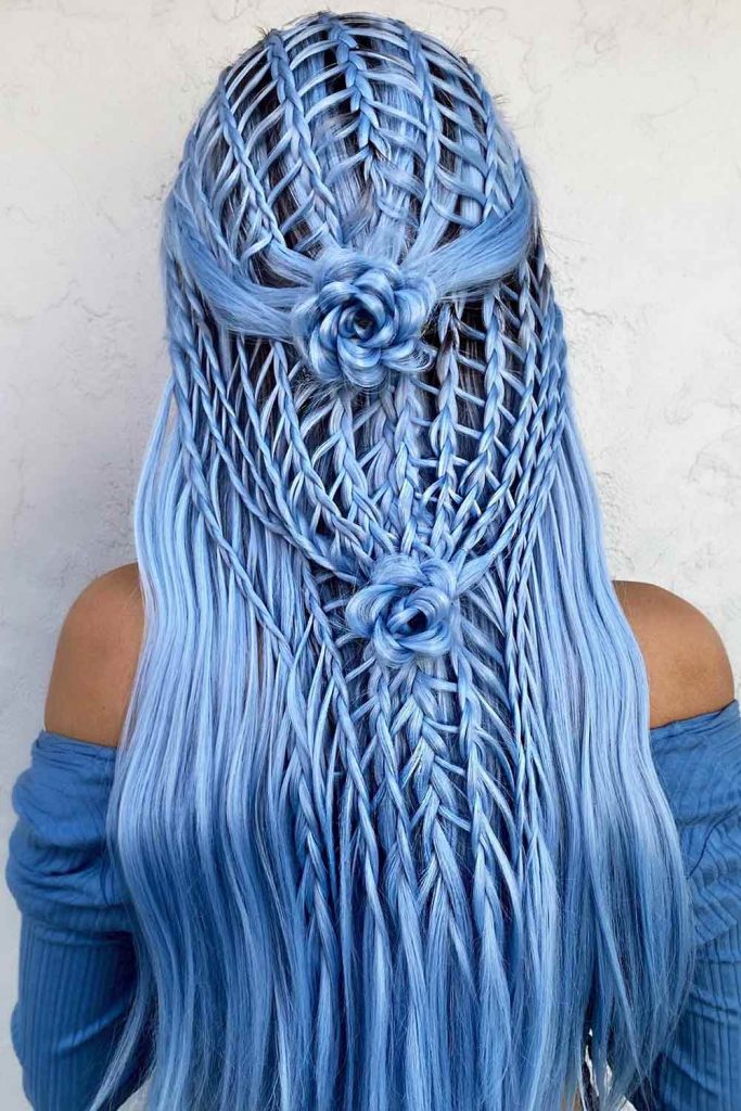 Cloud Blue #trendyhair #wintercolorshair #wintercolors