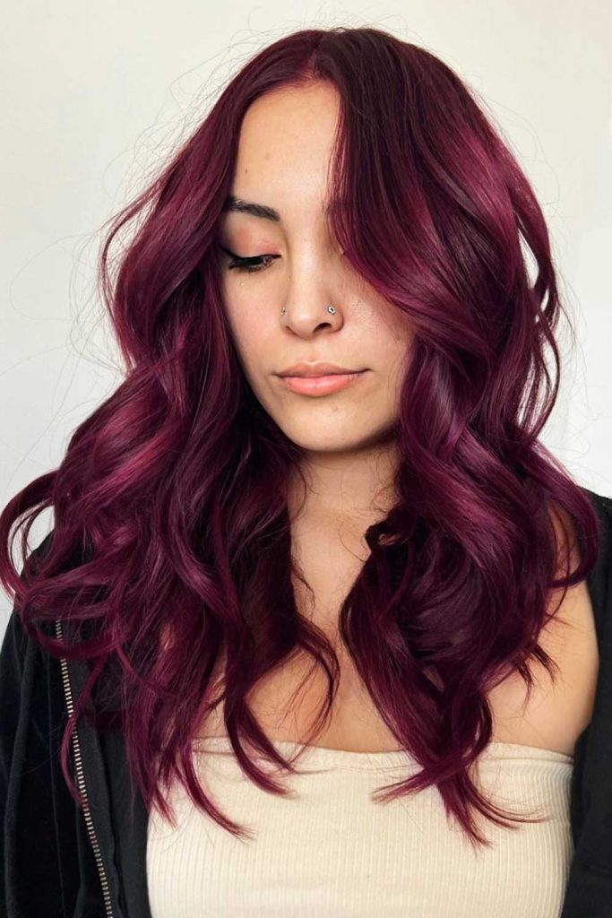 Mahogany Hair Color #trendyhair #wintercolorshair #wintercolors