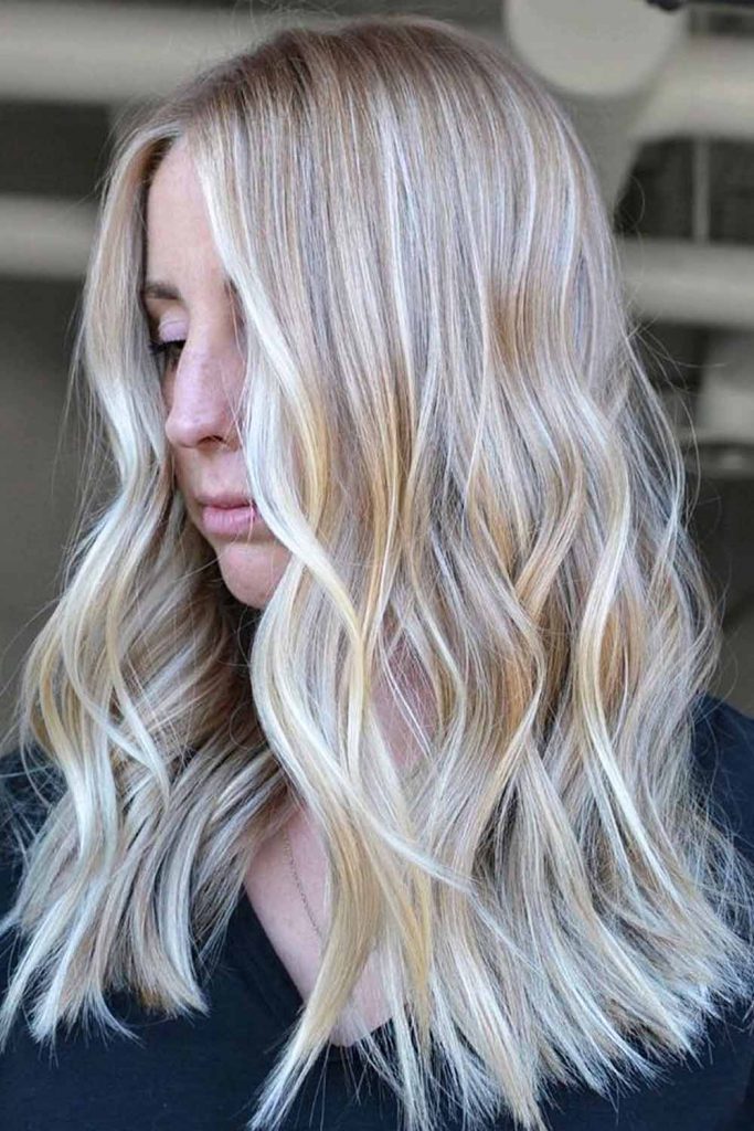 Blonde Hair Highlights #trendyhair #wintercolorshair #wintercolors