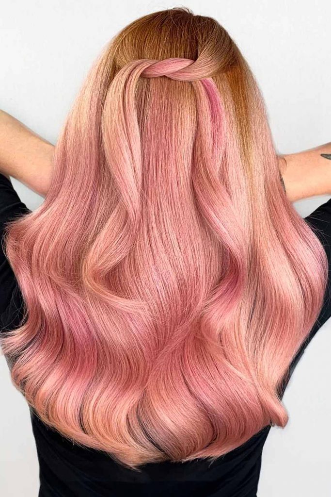 Pastel Pink #trendyhair #wintercolorshair #wintercolors