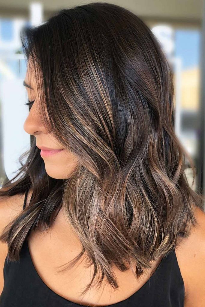 Caramel Coffee Balayage #caramelhaircolor #caramelhair #caramelcolor