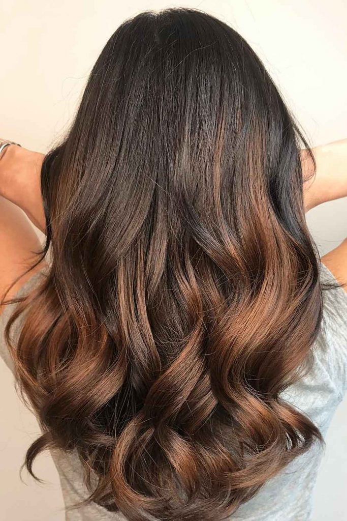 Caramel Stripes #caramelhaircolor #caramelhair #caramelcolor