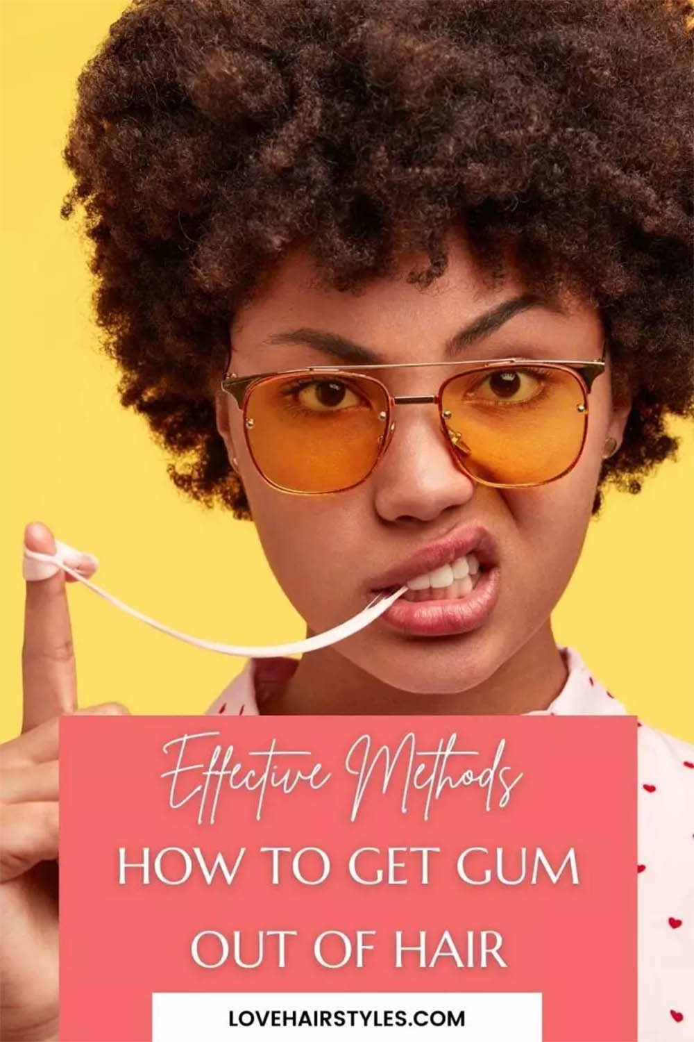 How to Get Gum Out of Hair Practical Methods