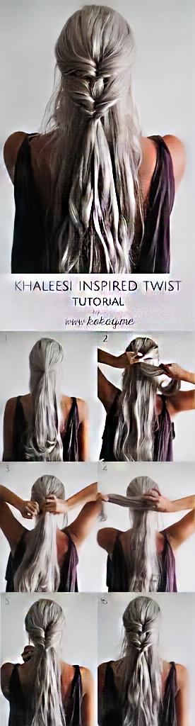 Khaleesi Inspired Twist Tutorial