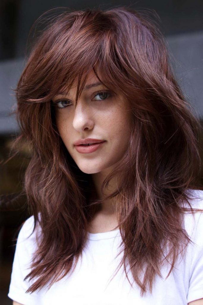 Fringe Bangs for Layered Hairstyle