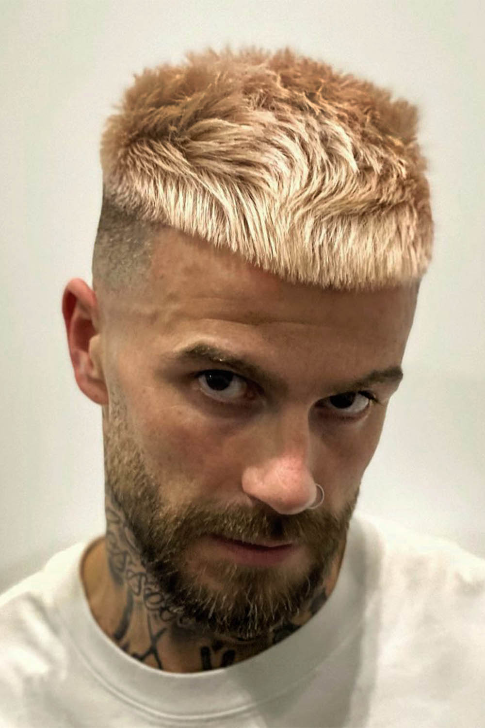 The Underrated Flair Of Frosted Tips In Male Fashion Frosted Tips Hair Men Platinum French Crop