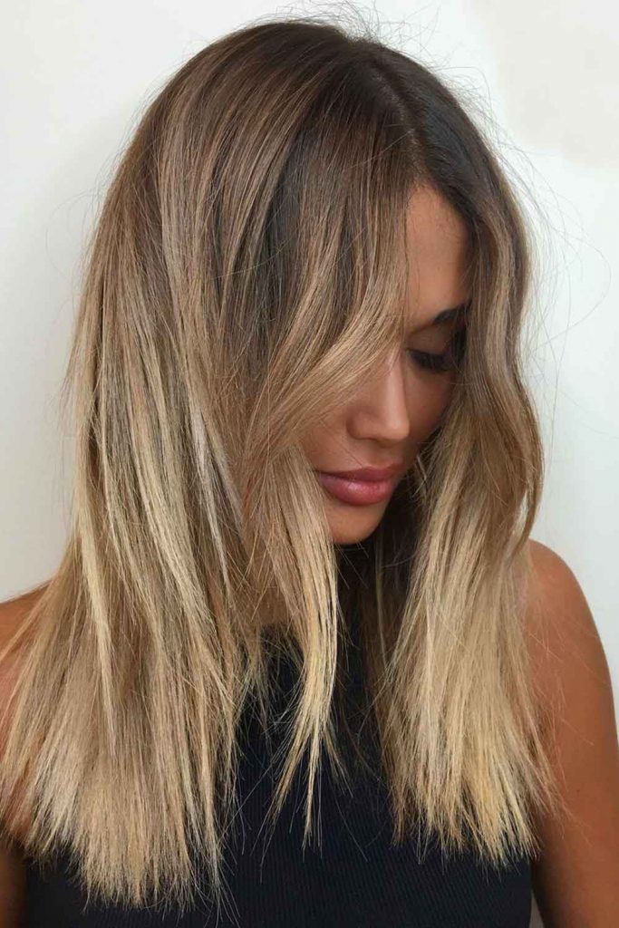 Light Brown Hair With Sandy Blonde Ombre
