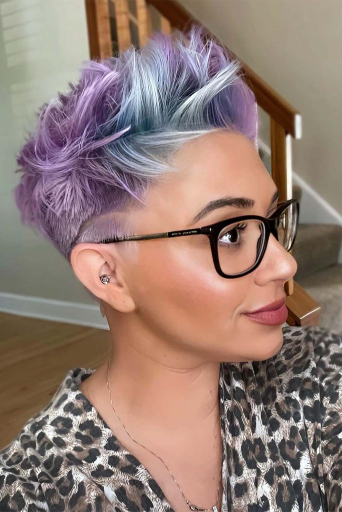 Messy Colorful Pixie