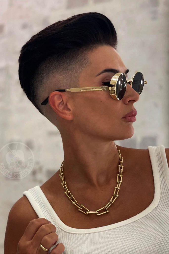 Short Mohawk for Thick Hair