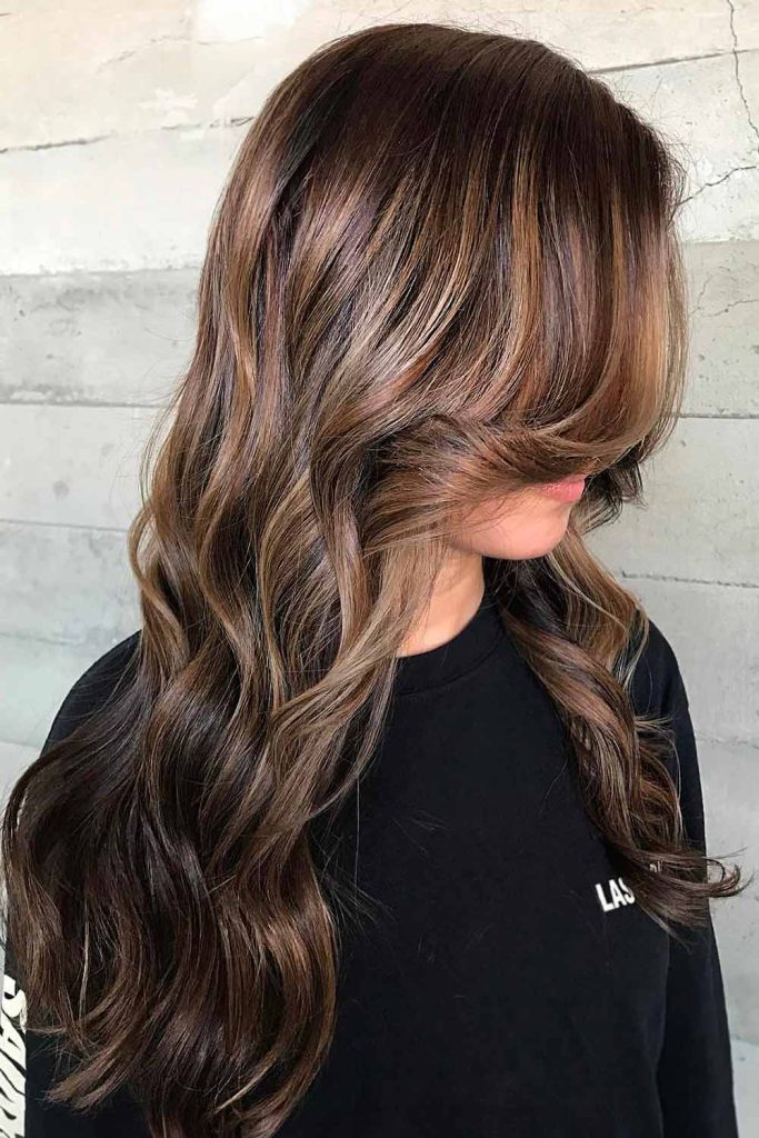 Cool And Trendy Autumn Colors #brownhighlights #brownhair #highlights