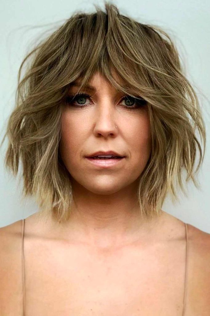 Jagged Bob Hairstyles For Women Over 40 