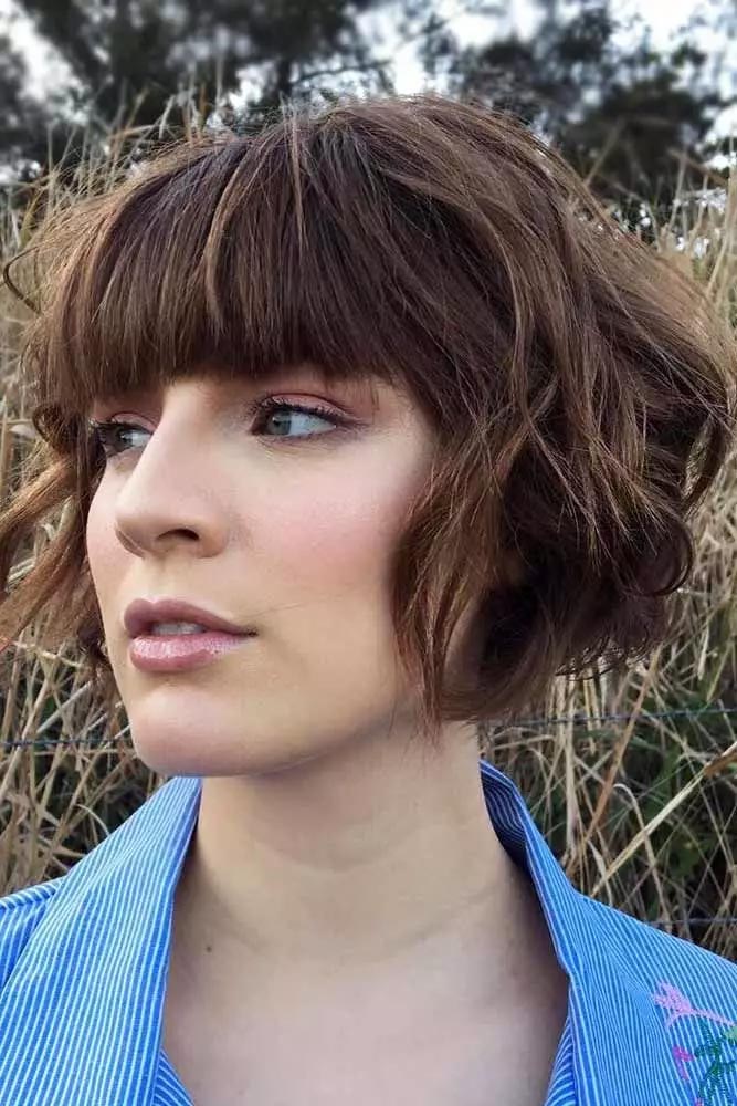 Classy Short Bob Hairstyles With Bangs 