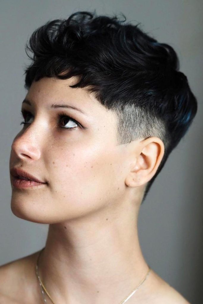 Short Pixie with Fade 