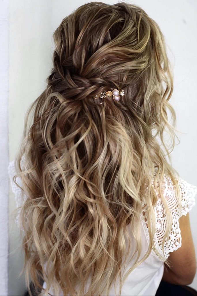 Braided Half Up Long Hairstyles