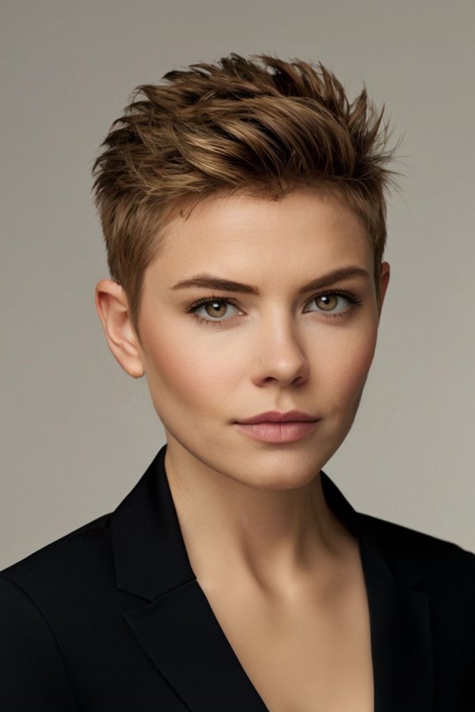 Textured Top With Buzzed Sides, short haircuts androgynous, short hairstyles androgynous, androgynous short hairstyles
