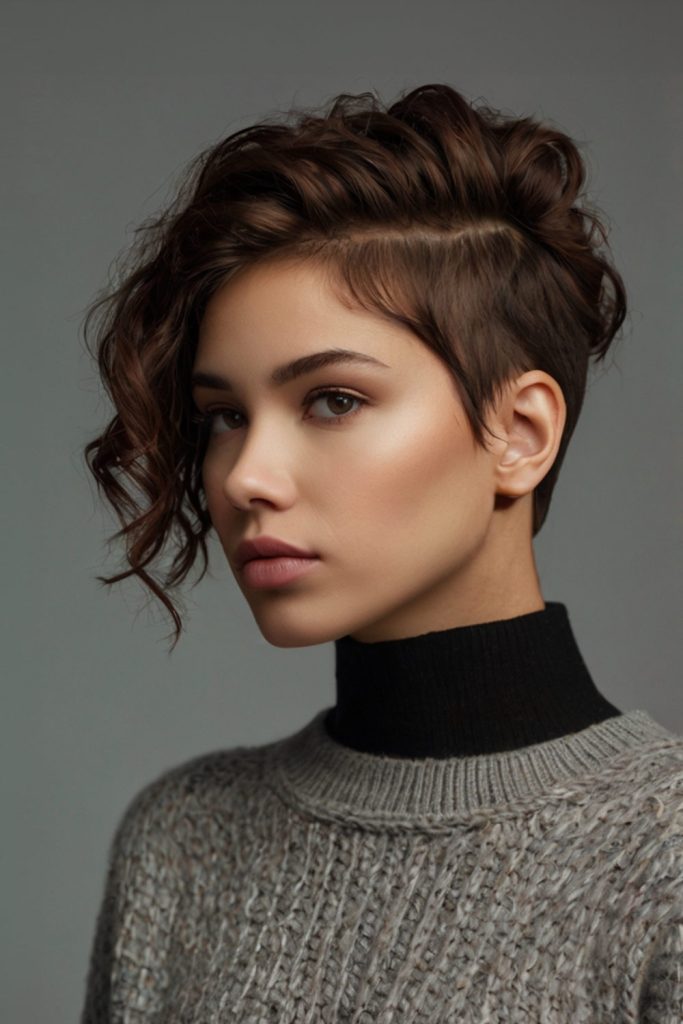 Long Pixie with Side Undercut