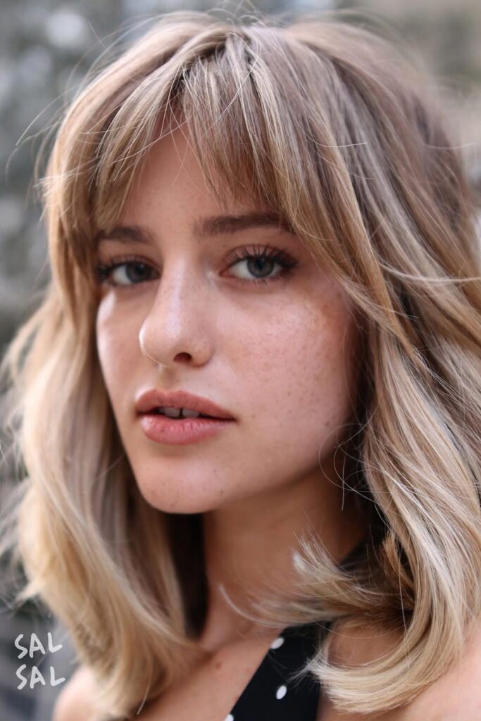 Balayage & Curtain Hair Bangs