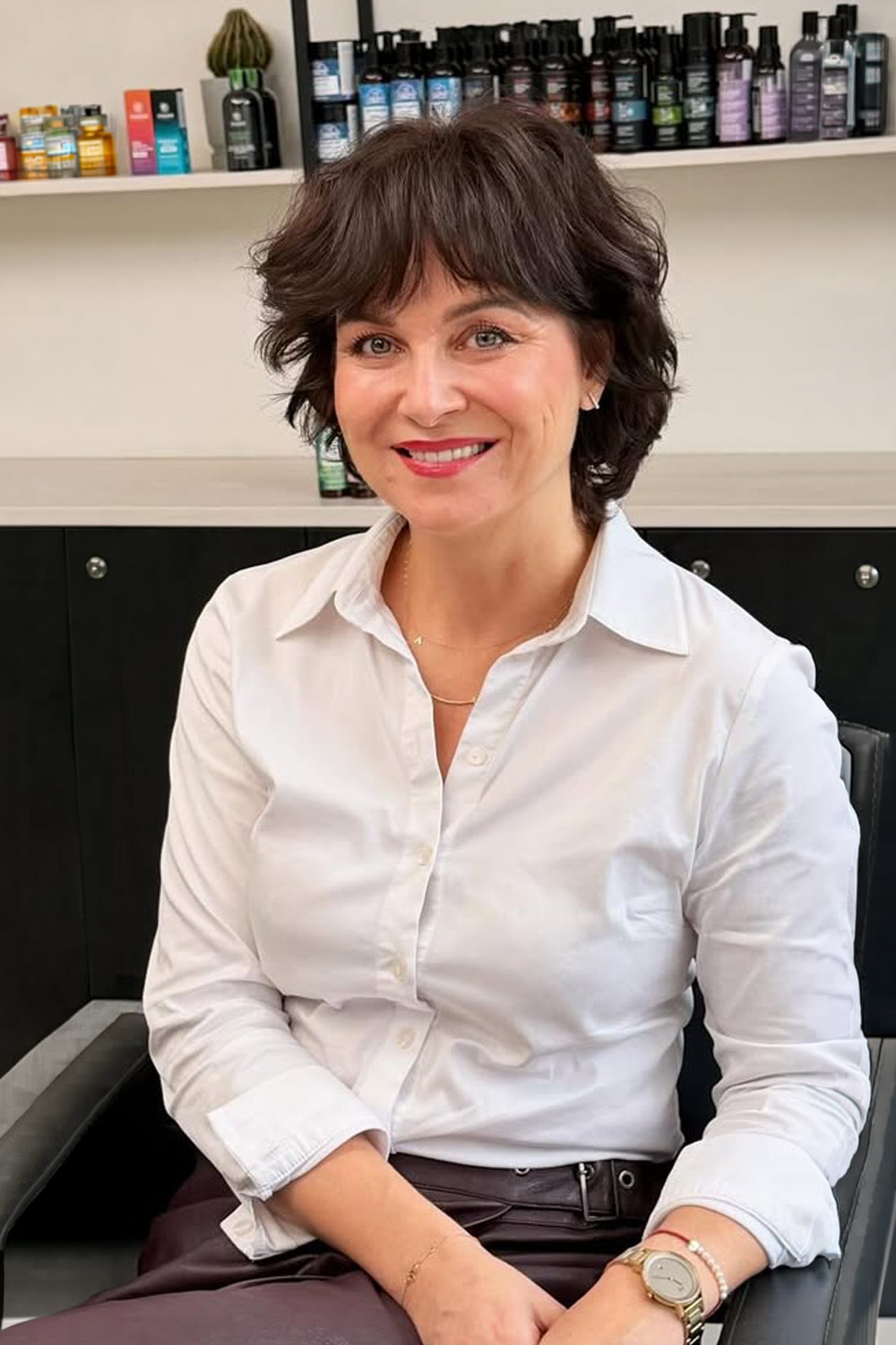 Chin-Length Shag With Soft Layers