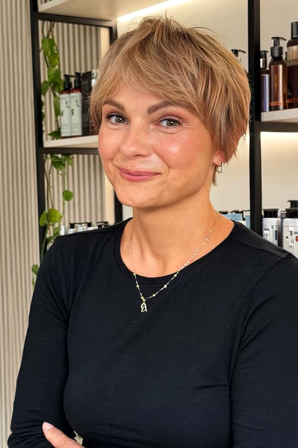 Short Shag With Wispy Bangs for Effortless Texture